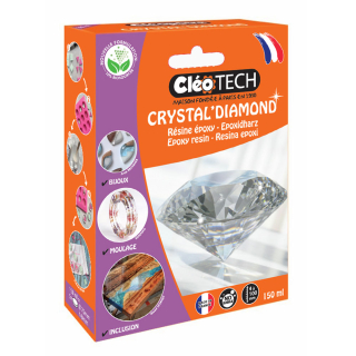 Résine transparente Crystal'Diamond 150 ml - Cléopatre - Rougier et Plé