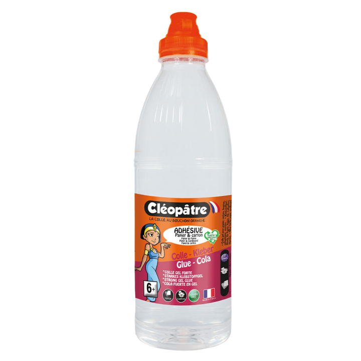 Colle forte transparente l'Adhésive 1 kg - Cléopatre - Rougier et Plé