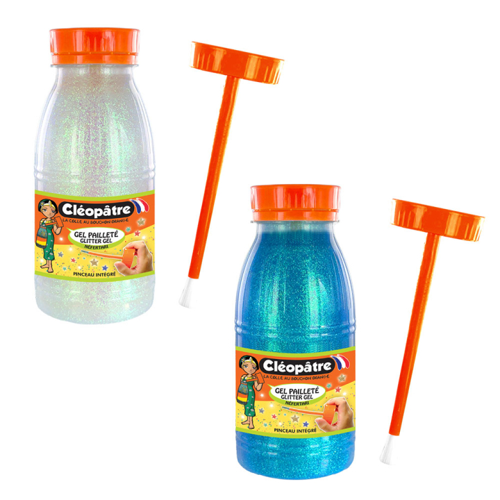 Gel pailleté fluo Néon 250 ml - Cléopatre - Rougier et Plé