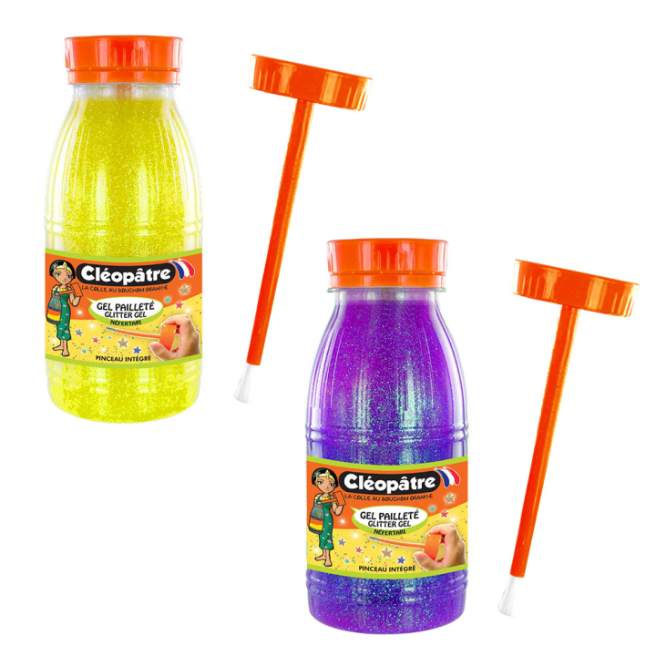 Gel pailleté fluo Néon 250 ml - Cléopatre - Rougier et Plé
