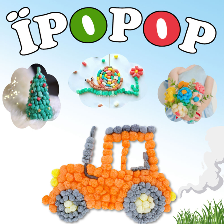 Jeu de construction Flocons de maïs Ïpopop 500 pcs - Cléopatre - Rougier et Plé