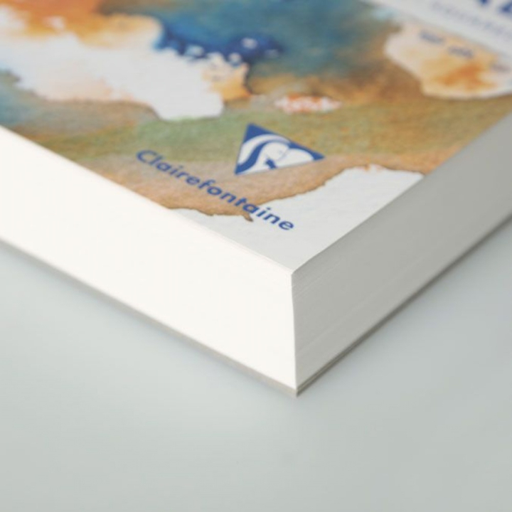 Bloc aquarelle Aquapad 300 g/m² A5 cm 70 Feuilles - Clairefontaine - Rougier et Plé