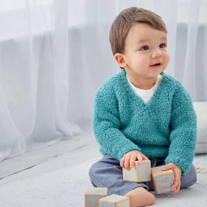 Livret Fil à tricoter Teddy Baby N°1 - DMC - Rougier et Plé