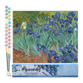 Peinture par numéro Van Gogh Iris Toile roulée - Figured'Art - Rougier et Plé