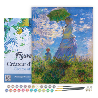 Peinture par numéro Monet La promenade - Figured'Art - Rougier et Plé