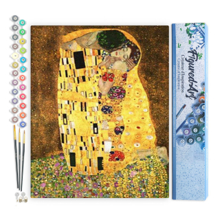 Peinture par numéro Le baiser Klimt - Figured'Art - Rougier et Plé