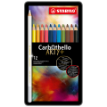 Boîte de 12 crayons pastels aquarellables CarbOthello - STABILO - Rougier et Plé