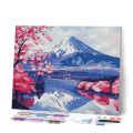 Broderie Diamant sur toile Kyoto en fleurs 40 x 50 cm - Figured'Art - Rougier et Plé