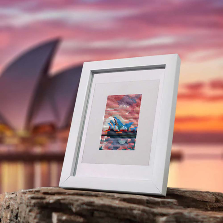 Mini Série Diamond Painting Villes du monde - Figured'Art - Rougier et Plé