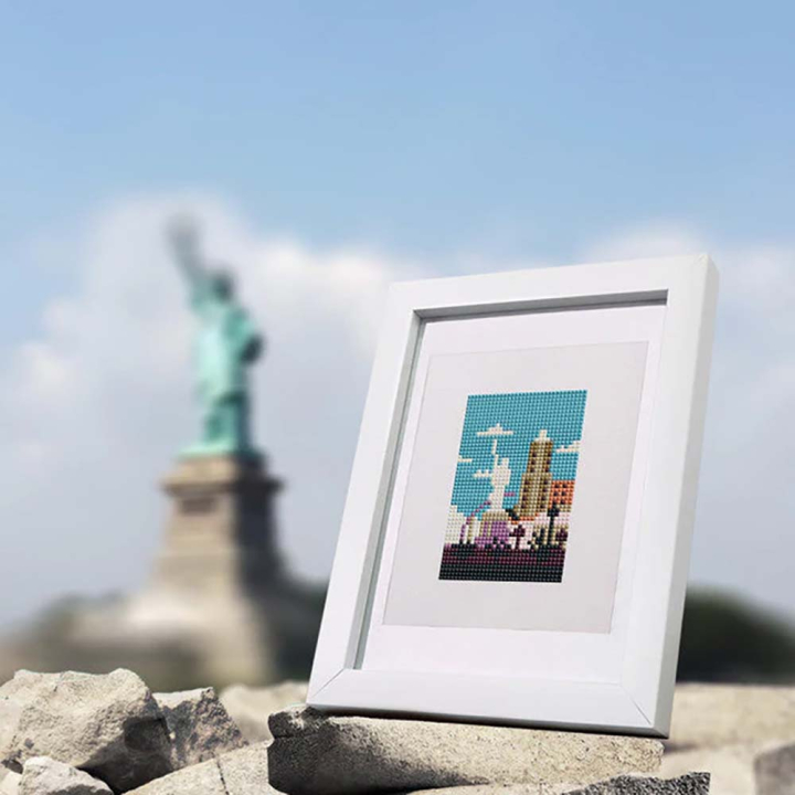 Mini Série Diamond Painting Villes du monde - Figured'Art - Rougier et Plé