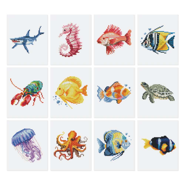 Mini Série Diamond Painting Poissons - Figured'Art - Rougier et Plé