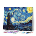Broderie Diamant - Nuit étoilée 40x50cm toile sur châssis - Figured'Art - Rougier et Plé