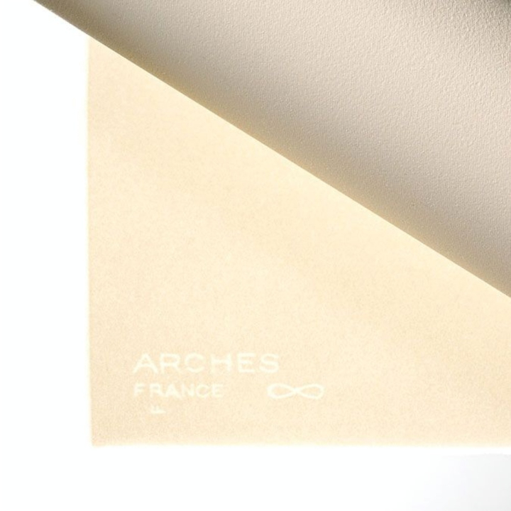 Papier Vélin grain marqué 250 g/m² 56 x 76 cm - Arches - Rougier et Plé