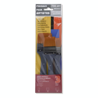 Set de 3 spalters en poils synthétiques - Rougier&Plé - Rougier et Plé