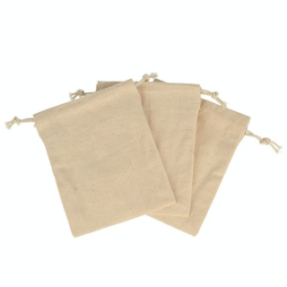 Sachet en toile avec cordon 9 x 11,5 cm x 3 pcs - Artemio - Rougier et Plé