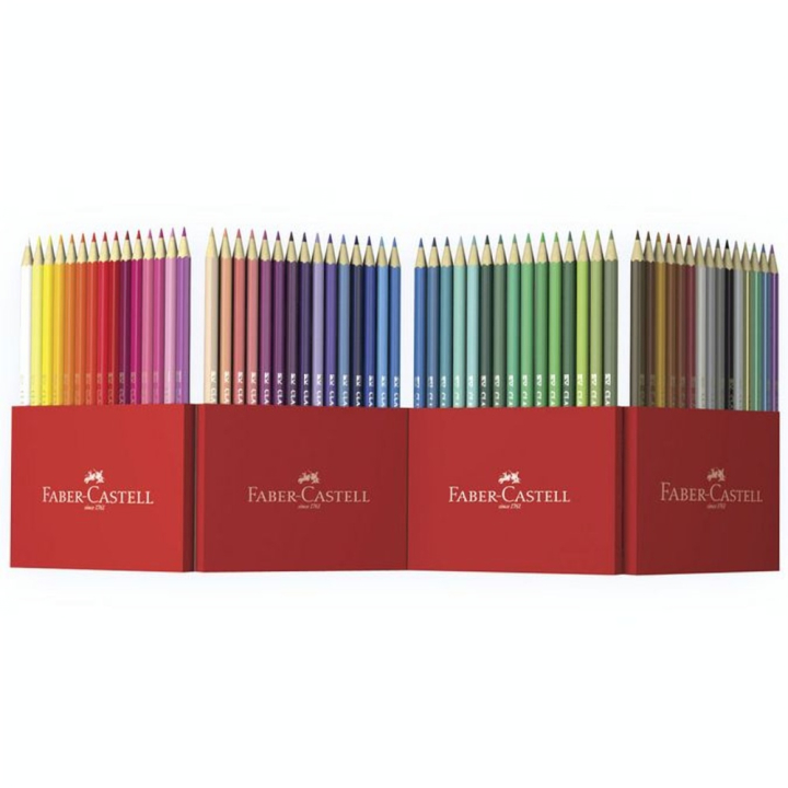 Crayon de couleur Château accordéon - 60 pcs - Faber-Castell - Rougier et Plé
