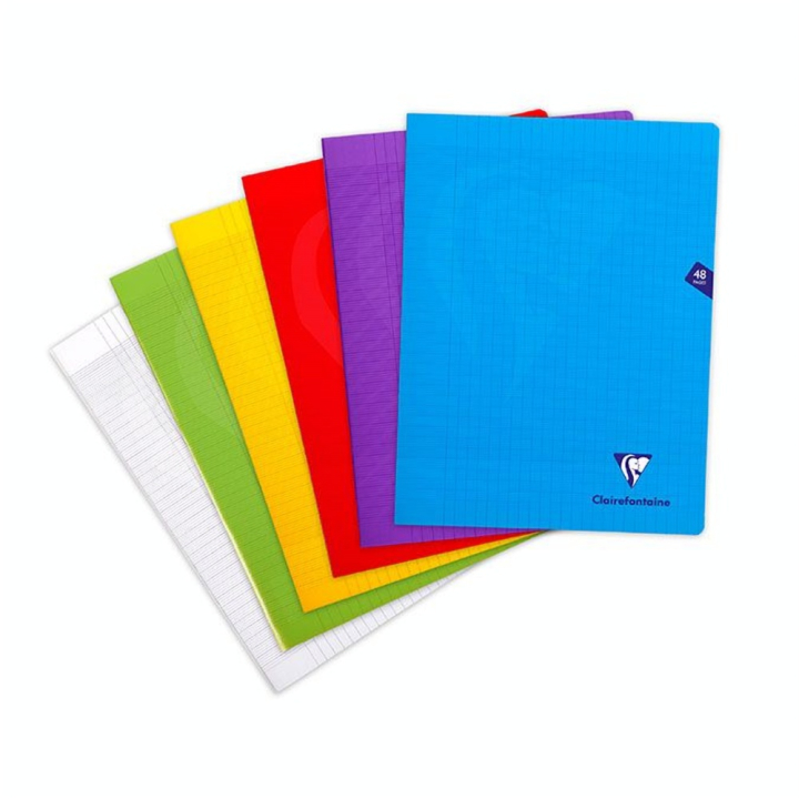 Cahier couverture polypropylène 24 x 32 cm 48 p - Clairefontaine - Rougier et Plé