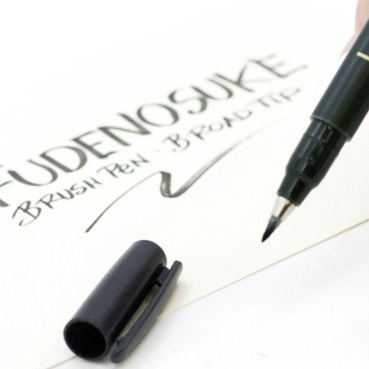 Feutre pinceau FUDENOSUKE Pointe Souple - Tombow - Rougier et Plé