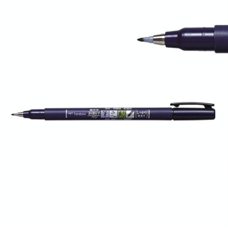 Feutre pinceau FUDENOSUKE Pointe Dure - Tombow - Rougier et Plé