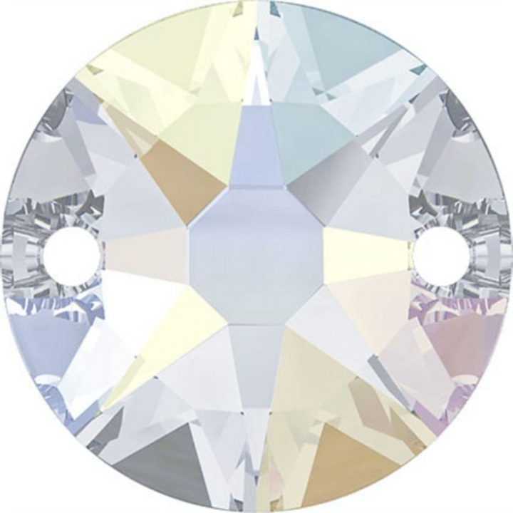 Pierre à coudre ronde Xirius 3288 - 12 mm - Cristaux de Swarovski - Rougier et Plé