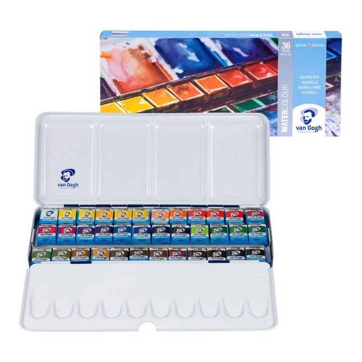 Aquarelle fine Van Gogh 36 demi-godets - Van Gogh - Rougier et Plé