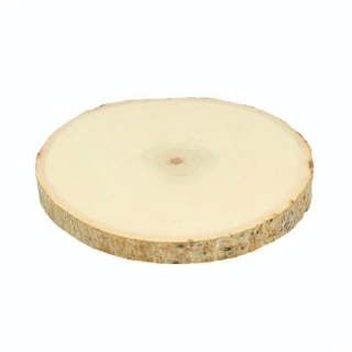 Tranche de peuplier Disque de 12 à 15 cm - Artemio - Rougier et Plé