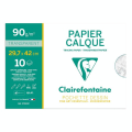 Pochette de papier calque supérieur 90 g/m² - Clairefontaine - Rougier et Plé