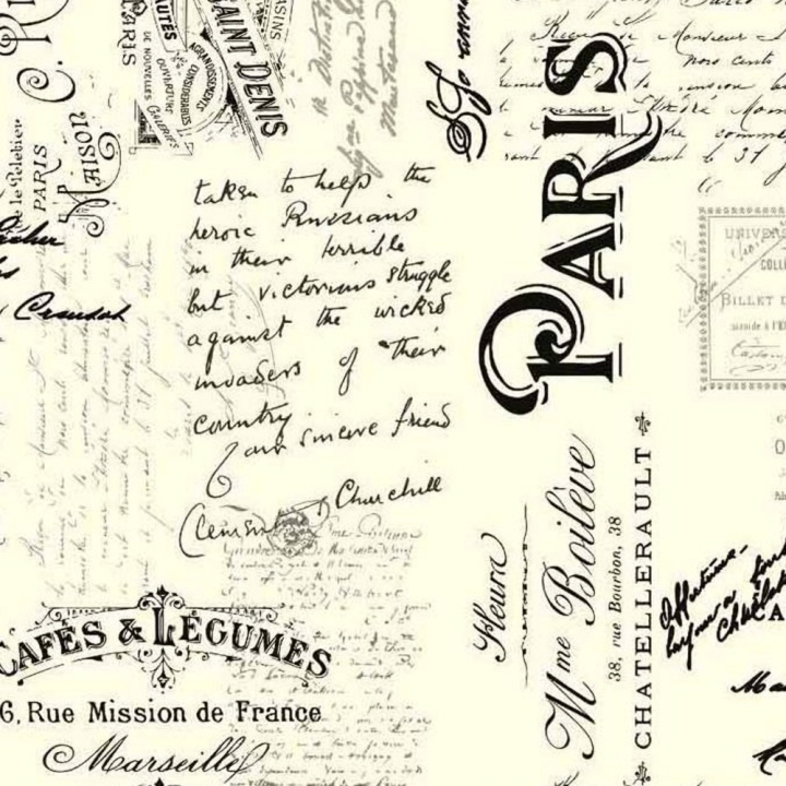 Papier italien 50 x 70 cm 85 g/m² Écritures Paris - Esprit Papier - Rougier et Plé