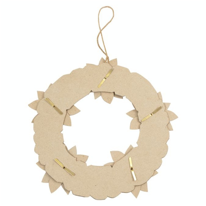 Couronne de fleurs 29 cm - Décopatch - Rougier et Plé