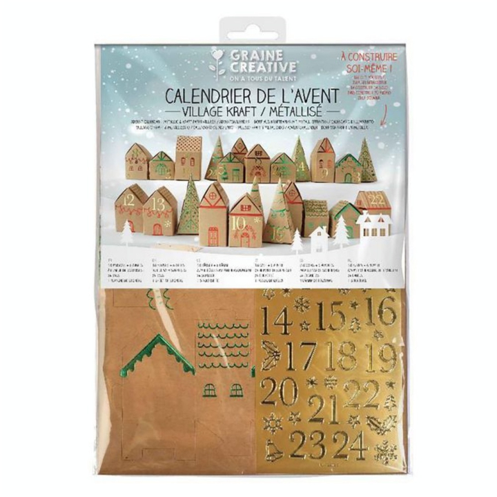 Calendrier de l'Avent Village - Graine Créative - Rougier et Plé