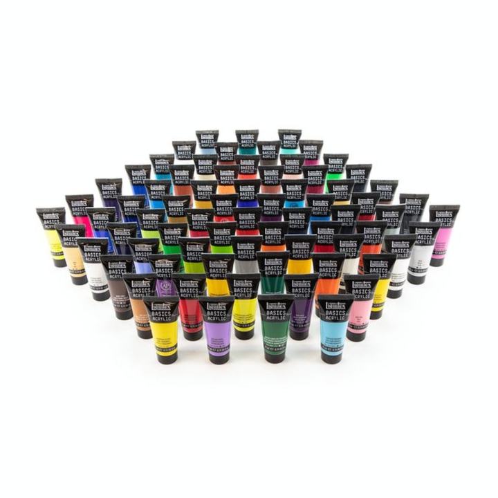 Peinture acrylique Basics Set 72 x 22 ml - Liquitex - Rougier et Plé
