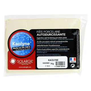 Pâte porcelaine Autodurcissante Kaolyne - Solargil - Rougier et Plé