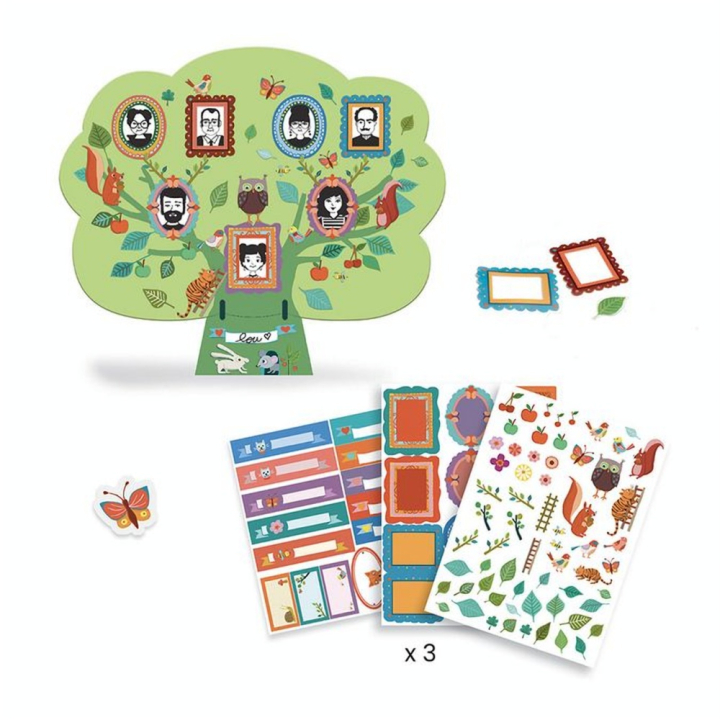 Mosaïques & Stickers DIY Ma Famille - Djeco - Rougier et Plé