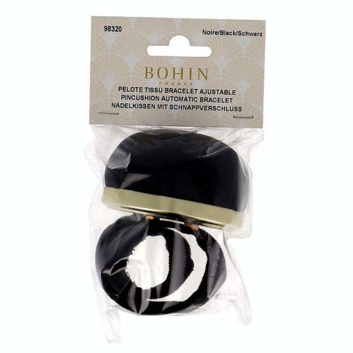 Bracelet pelote ajustable Noir - Bohin - Rougier et Plé