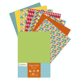 Pack de papier Geometric - Avenue Mandarine - Rougier et Plé