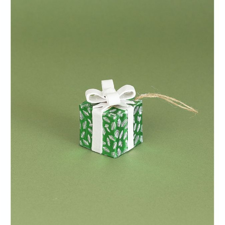 Cadeau de Noël 4 x 4 x 5.5 cm - Décopatch - Rougier et Plé