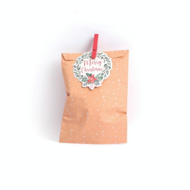Sachet cadeau à décorer Étoiles 17.7 x 11.4 cm Kit de 6 pcs - Graine Créative - Rougier et Plé