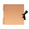 Album de Scrapbooking Kraft 25 x 25 cm Pages blanches - Artemio - Rougier et Plé