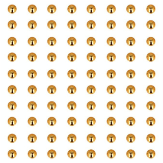 Perles adhésives ø 5 mm 80 pcs Or - Artemio - Rougier et Plé