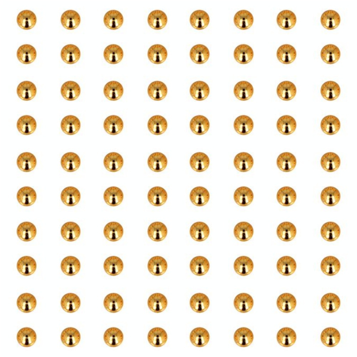 Perles adhésives ø 5 mm 80 pcs Or - Artemio - Rougier et Plé