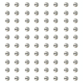 Perles adhésives ø 5 mm 80 pcs Argent - Artemio - Rougier et Plé