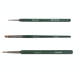Pinceau Maquette Set Intermédiaire 3 pcs - Léonard - Rougier et Plé