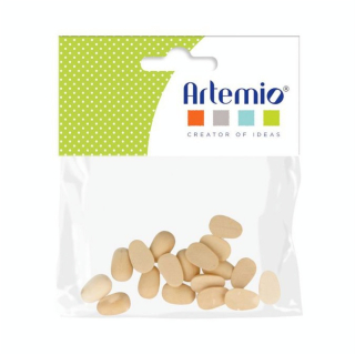 Demi Œuf en Bois 18 pcs 1.5 x 1 cm - Artemio - Rougier et Plé