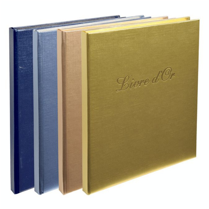 Livre d'Or Balacron 21 x 19 cm 140 pages blanches - Exacompta - Rougier et Plé