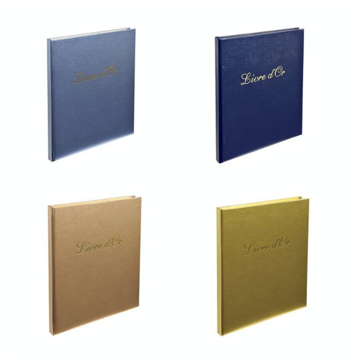 Livre d'Or Balacron 21 x 19 cm 140 pages blanches - Exacompta - Rougier et Plé