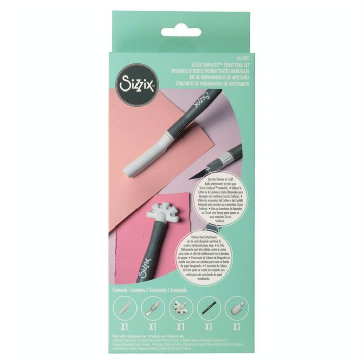 Kit d'outils Surfacez 5 pcs - Sizzix - Rougier et Plé