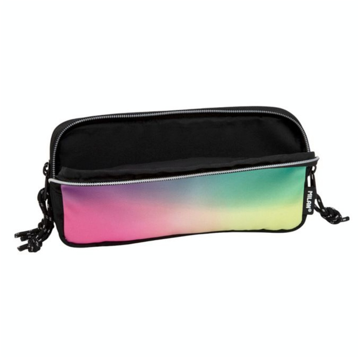 Trousse 3 compartiments Sunset Noir - MILAN - Rougier et Plé