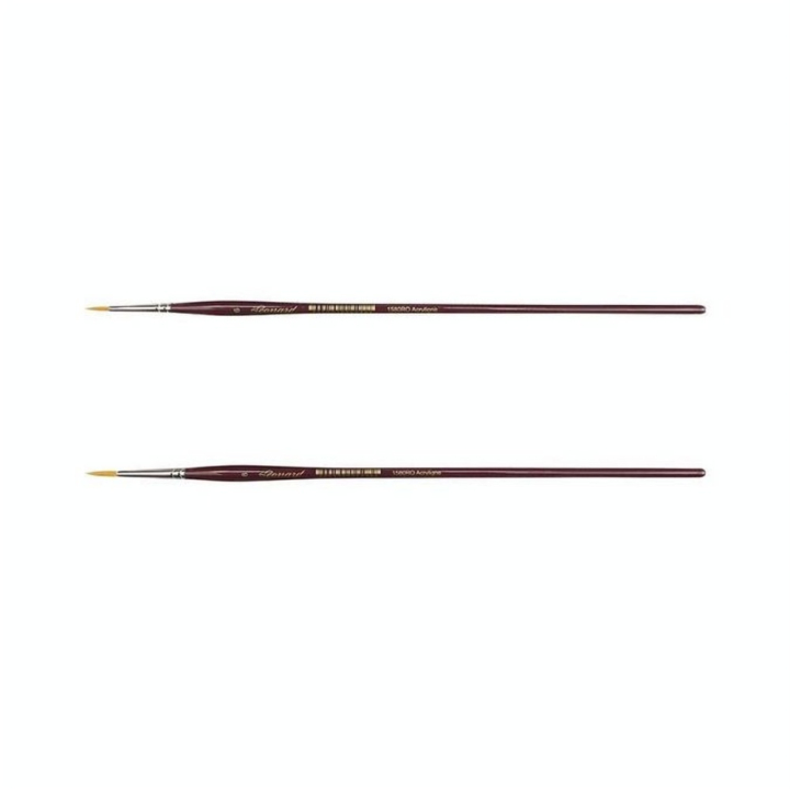 Pinceau Acryligne Série 1580 RO Synthétique - Léonard - Rougier et Plé