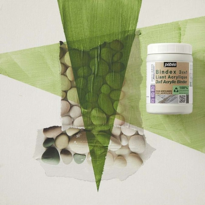 Liant Acrylique Bindex 3 en 1 Studio Green - Pébéo - Rougier et Plé