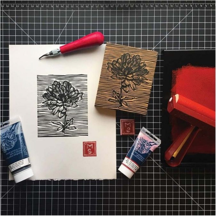 Encre Linogravure Hydrosoluble 75 ml - Speedball - Rougier et Plé